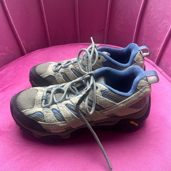 Merrell Gray and Blue Athletic Sneakers - Picture 4 of 6